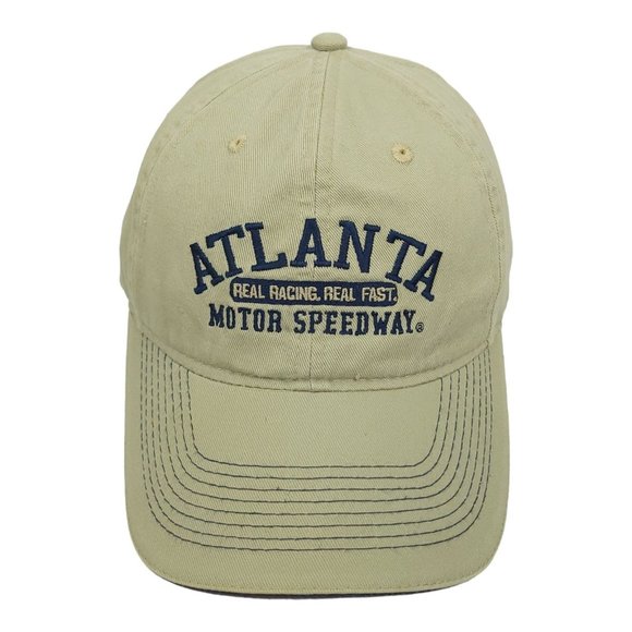 Atlanta Motor Speedway Adjustable Cap Trucker Baseball Hat Real Racing Real Fast - Picture 1 of 14